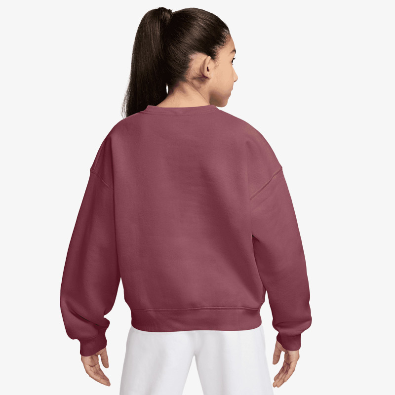 NIKE Majica bez kragne G NSW STUDIO FLC BXY OS LBR 