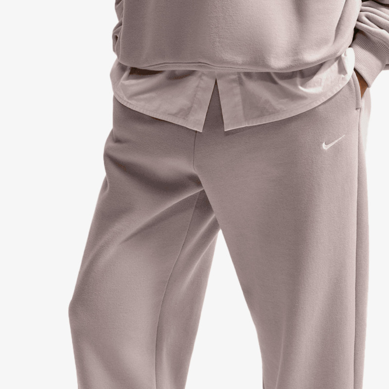 NIKE Donji dio trenirke W NK STDO FLC MW HR OS CFF PNT 