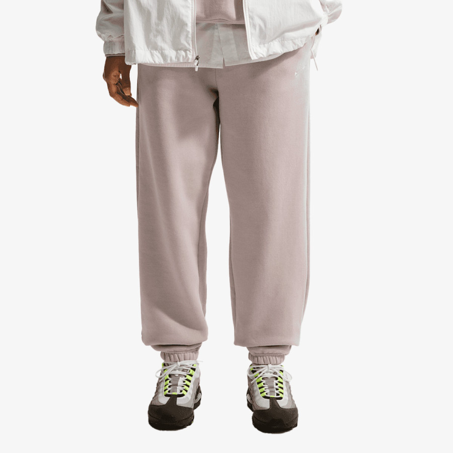 NIKE Donji dio trenirke W NK STDO FLC MW HR OS CFF PNT 