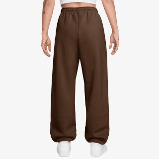NIKE Donji dio trenirke W NK STDO FLC MW HR OS CFF PNT 