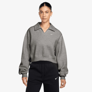 NIKE Majica bez kragne W NK STDO FLC MW OS CRP POLO 