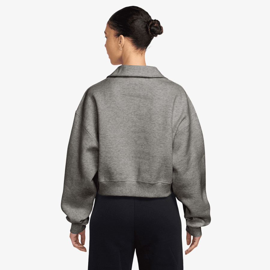NIKE Majica bez kragne W NK STDO FLC MW OS CRP POLO 