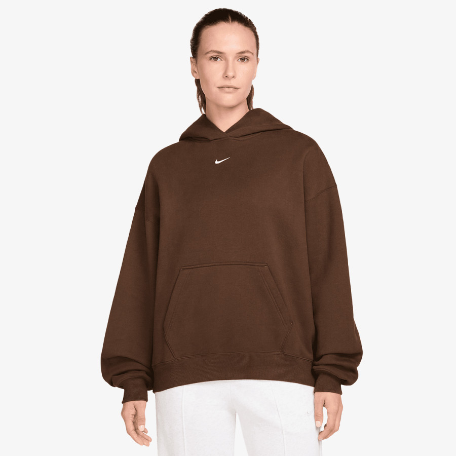 NIKE Majica s kapuljačom na patent W NK STDO FLC MW OS PO HDY 