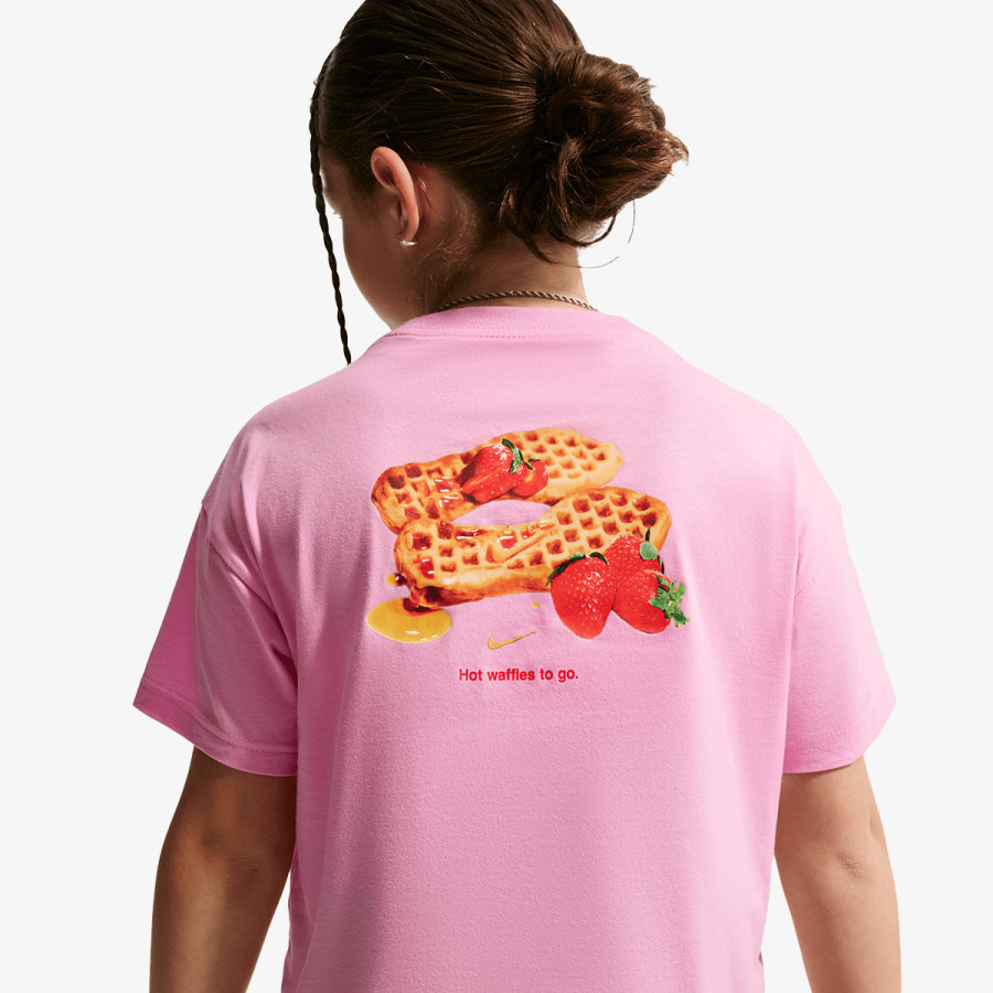NIKE Majica kratkih rukava G NSW TEE BOXY WAFFLES 