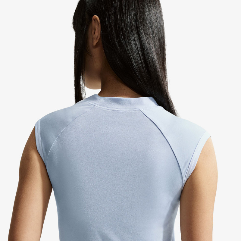 NIKE Majica kratkih rukava W SLVLSS FITTED QZ TOP GLS 