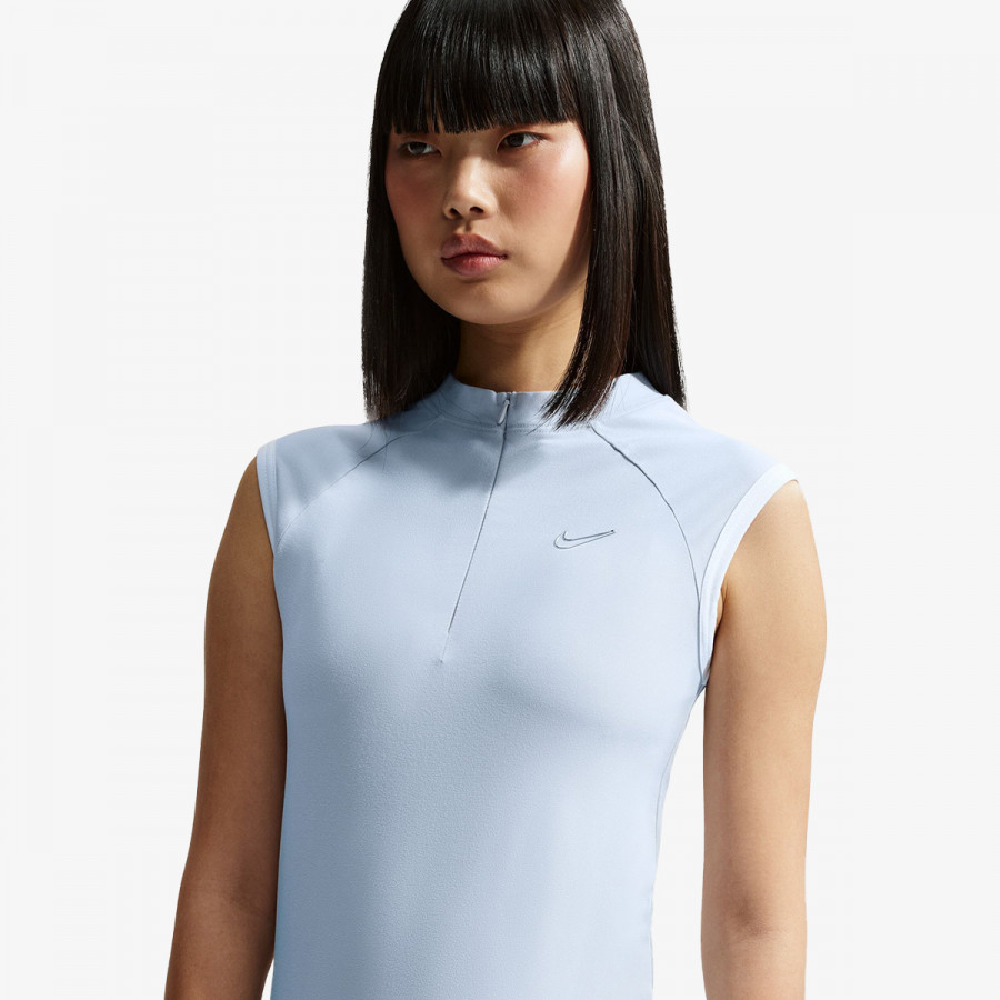 NIKE Majica kratkih rukava W SLVLSS FITTED QZ TOP GLS 