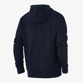 NIKE Majica s kapuljačom CRO M NK PO CLUB HOODIE FT-OBSIDIAN/WHIT 