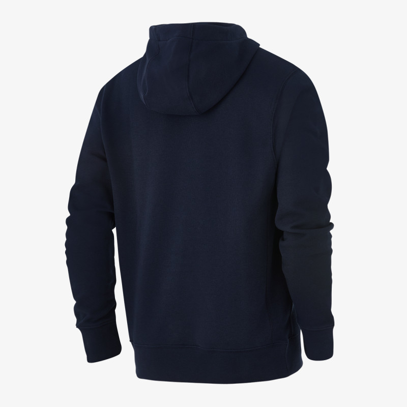 NIKE Majica s kapuljačom CRO M NK PO CLUB HOODIE FT-OBSIDIAN/WHIT 