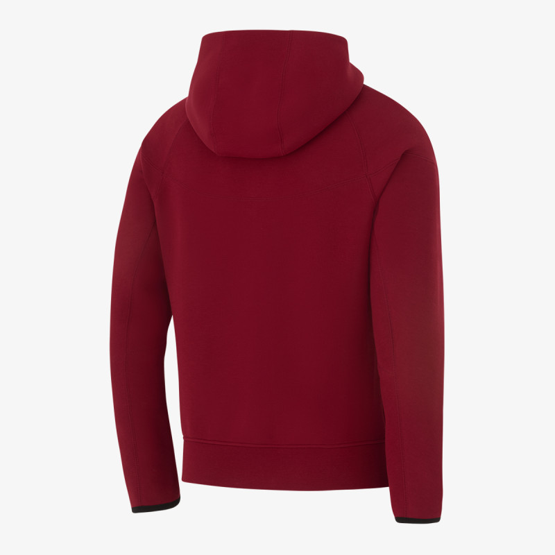 NIKE Majica s kapuljačom na patent CRO M NK TCH FLC FZ WR HDY-TEAM RED 