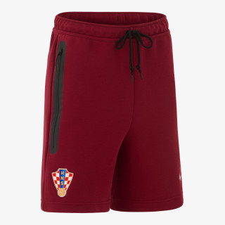 NIKE Kratke hlače CRO M NK TCH FLC SHORT-TEAM RED 