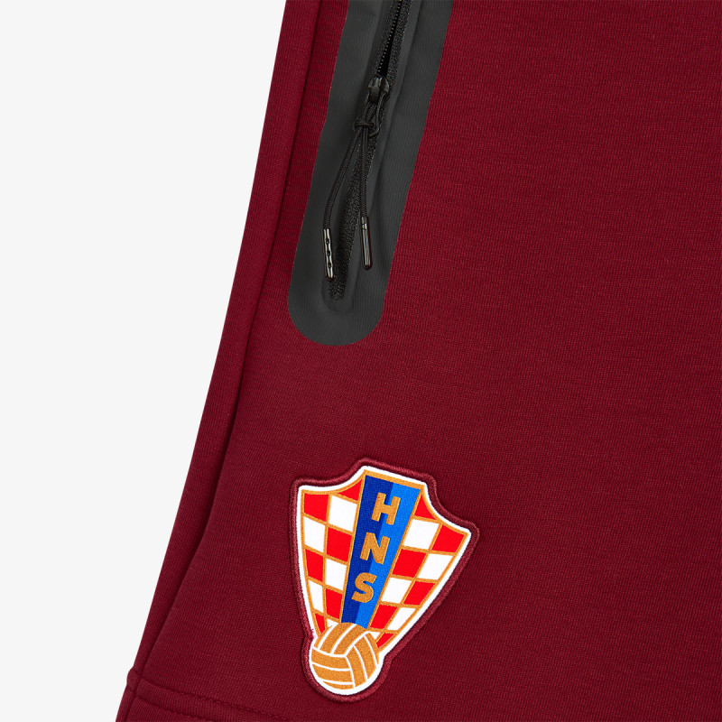 NIKE Kratke hlače CRO M NK TCH FLC SHORT-TEAM RED 