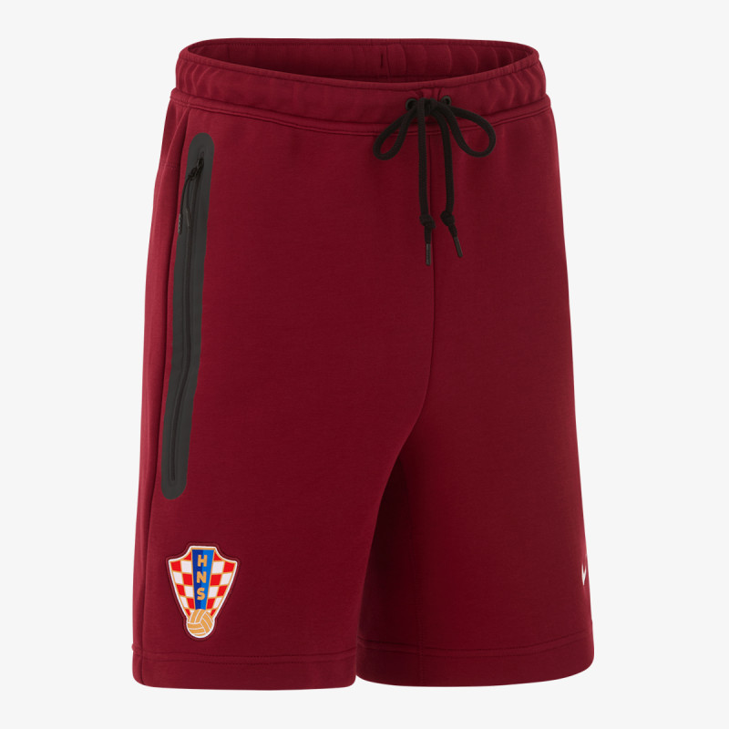 NIKE Kratke hlače CRO M NK TCH FLC SHORT-TEAM RED 
