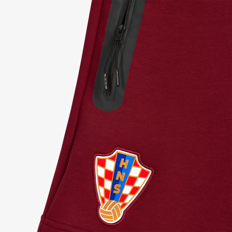 NIKE Kratke hlače CRO M NK TCH FLC SHORT-TEAM RED 