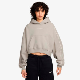 NIKE Majica s kapuljačom W NK STDO FLC MW CRP SCLOP HDY 
