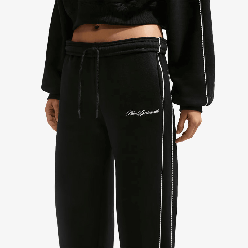 NIKE Donji dio trenirke W NK STDO FLC MW MR SCALLOP WL 