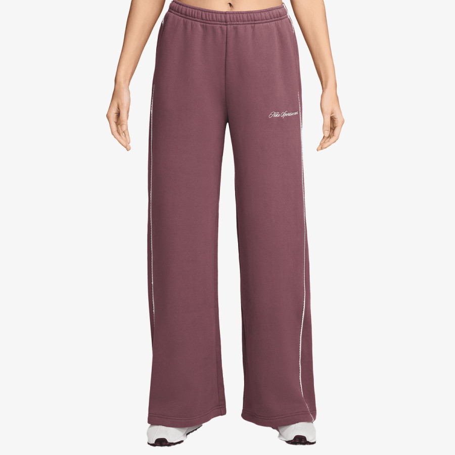 NIKE Donji dio trenirke W NK STDO FLC MW MR SCALLOP WL 