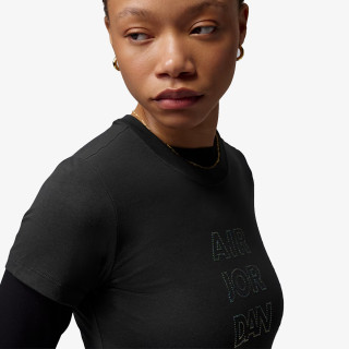 NIKE Majica kratkih rukava W J BRK SS TMID GFX TEE FST 