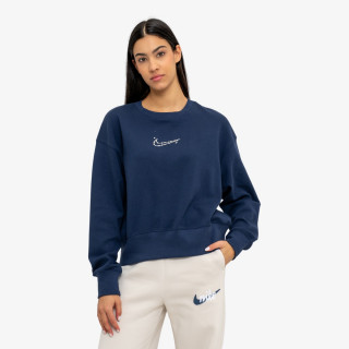 NIKE Majica bez kragne W NSW PHNX FLC OS CREW 