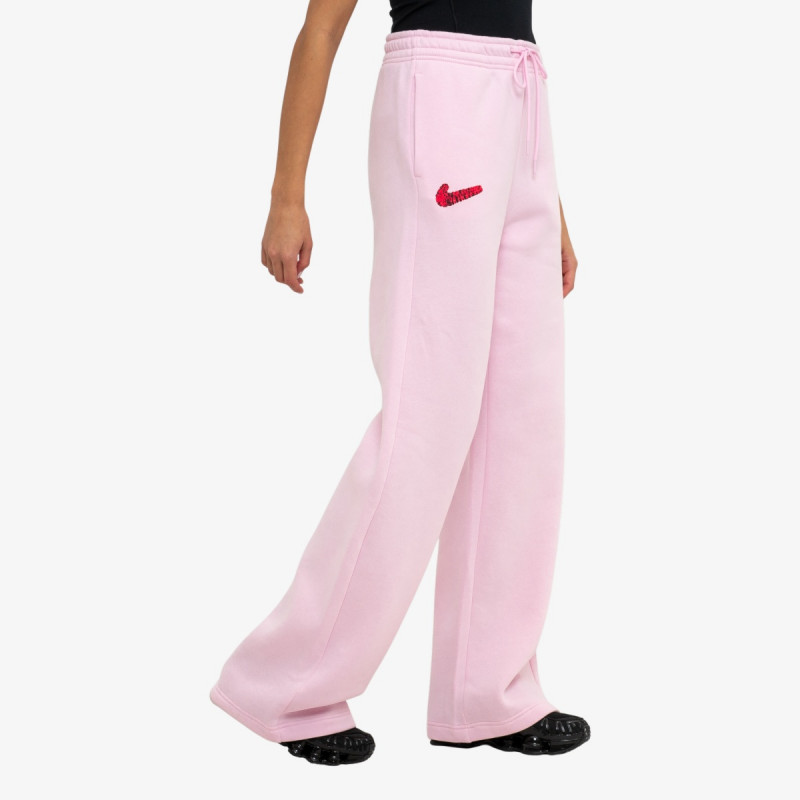NIKE Donji dio trenirke W NSW FLC HR PANT WIDE 2 