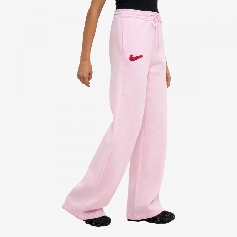 NIKE Donji dio trenirke W NSW FLC HR PANT WIDE 2 