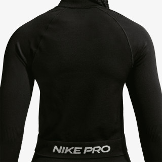 NIKE Majica dugih rukava W NP DF SMLS FZ MIDLAYER WT 