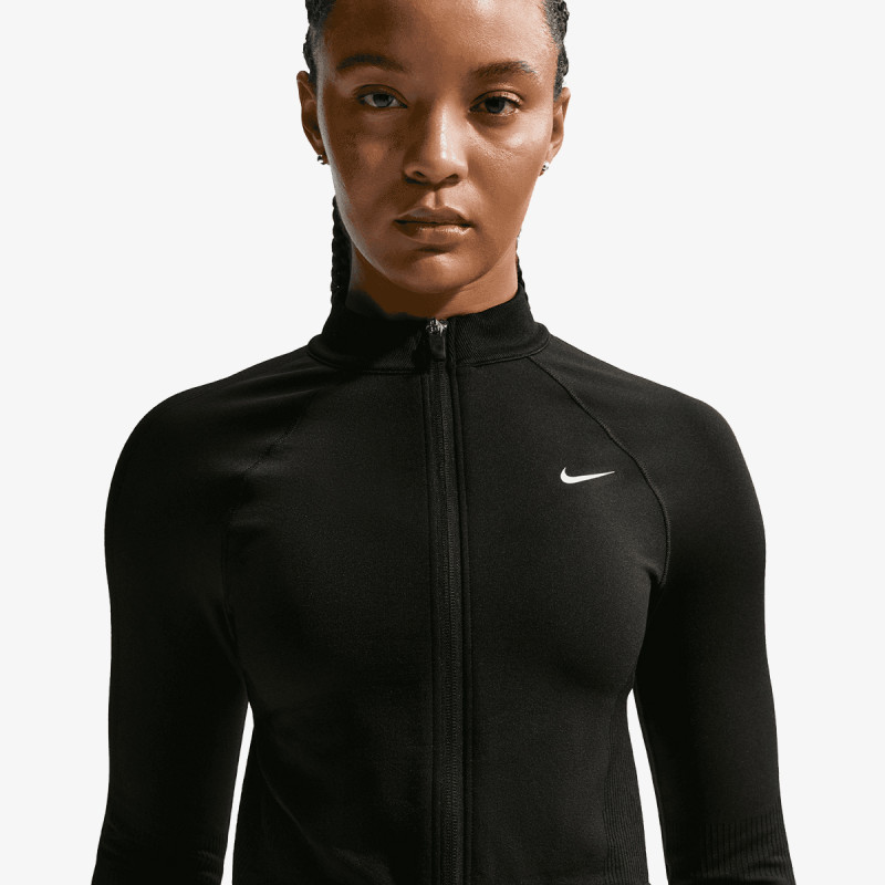NIKE Majica dugih rukava W NP DF SMLS FZ MIDLAYER WT 
