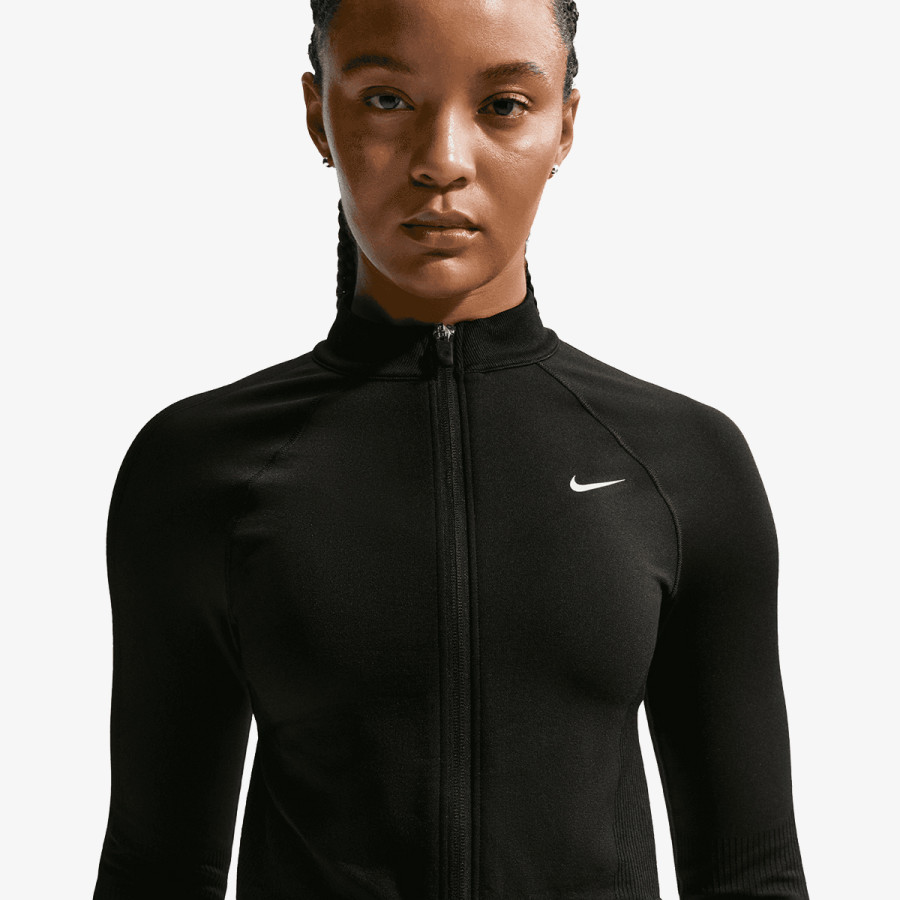 NIKE Majica dugih rukava W NP DF SMLS FZ MIDLAYER WT 