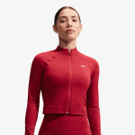 NIKE Majica dugih rukava s patentom W NP DF SMLS FZ MIDLAYER WT 