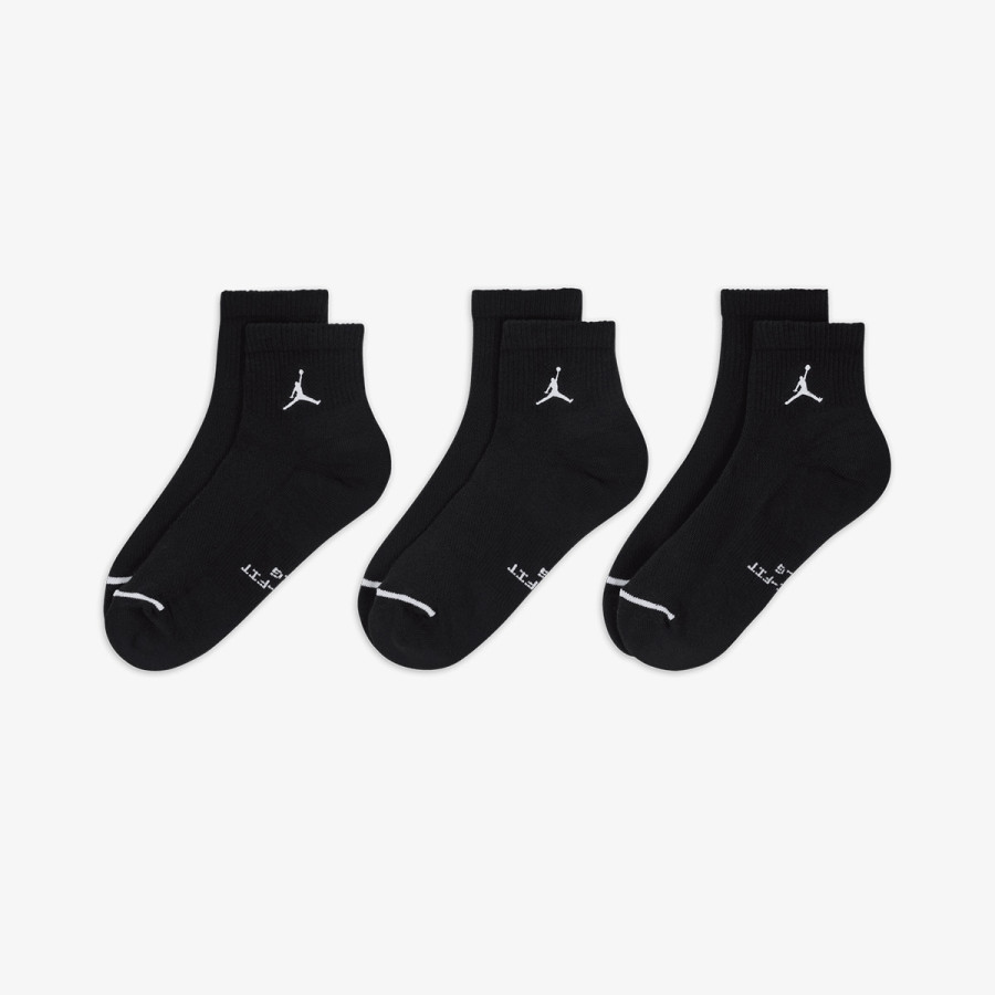 NIKE Čarape U J ED ELVD ANKLE 3PR - 144 