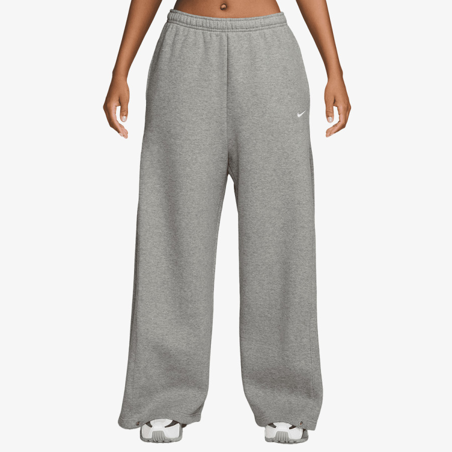 NIKE Donji dio trenirke W NK STDO FLC MW PLTD SNP PNT 