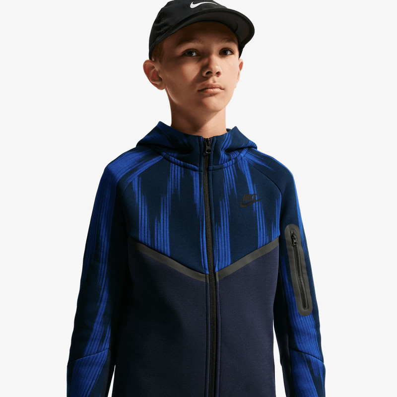 NIKE Majica s kapuljačom na patent B NSW TCH FLC FZ AOP 