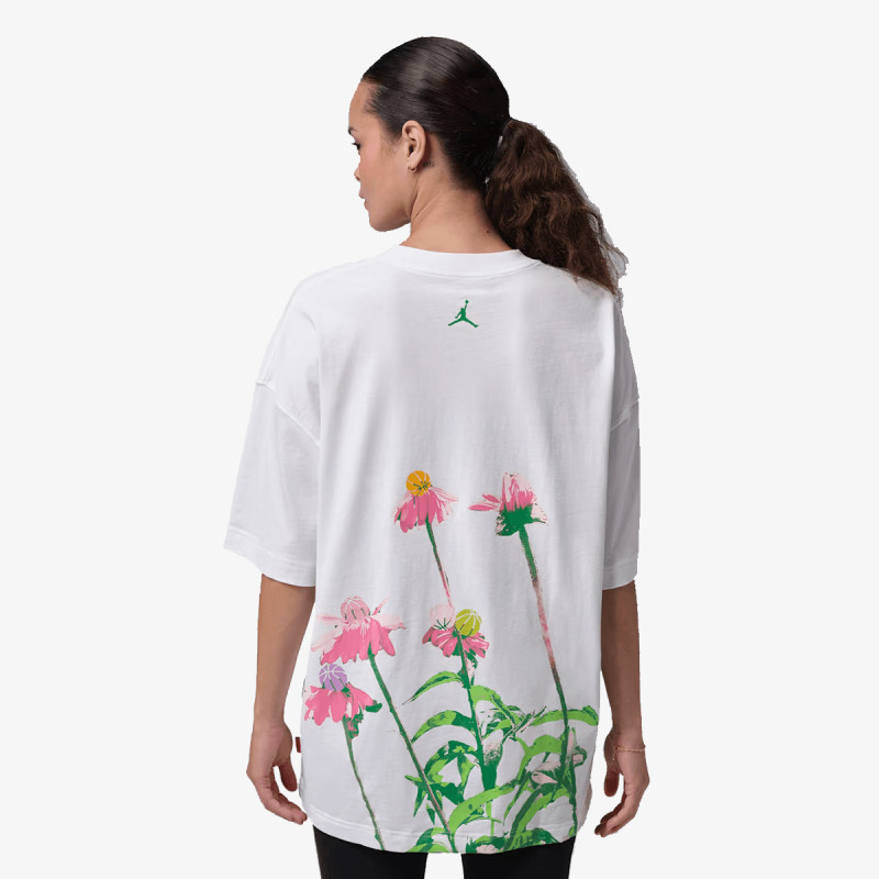 NIKE Majica kratkih rukava W J BBALL FLWR LGF TEE 