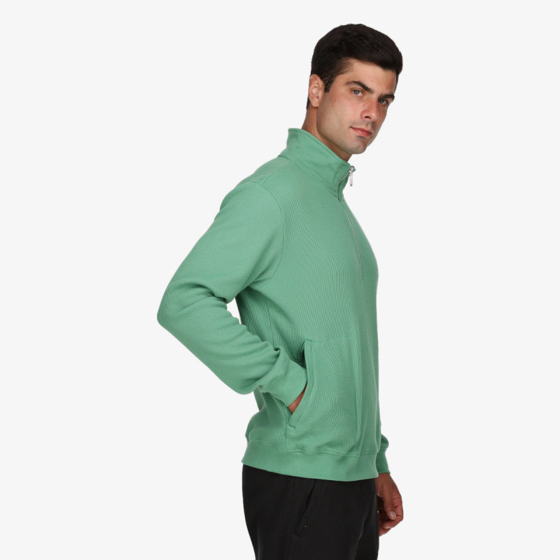 adidas Majica dugih rukava s polu patentom Essentials 