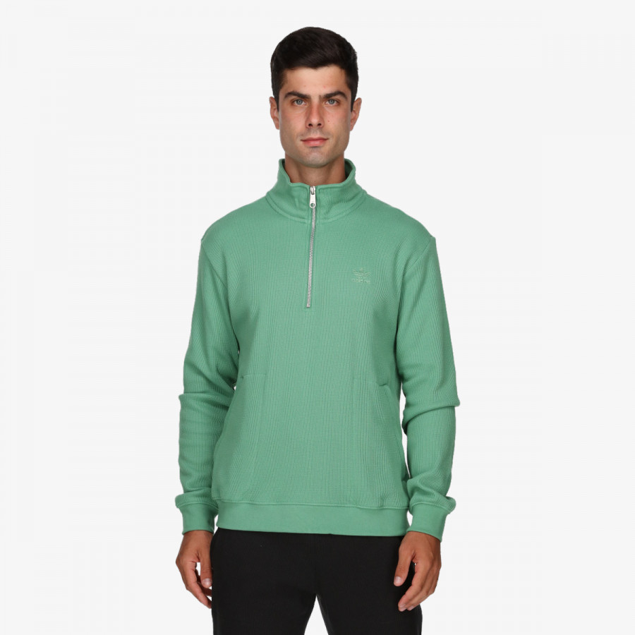 adidas Majica dugih rukava s polu patentom Essentials 