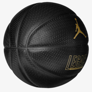 JR NIKE BALL JORDAN LEGACY 2.0 8P DEFLATED BLACK/BLAC 