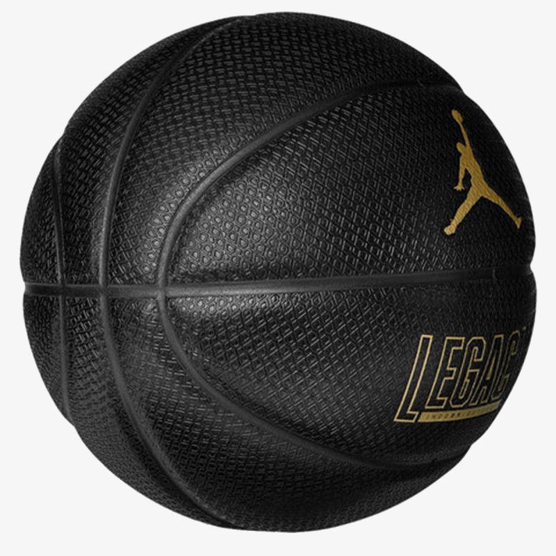 JR NIKE BALL JORDAN LEGACY 2.0 8P DEFLATED BLACK/BLAC 