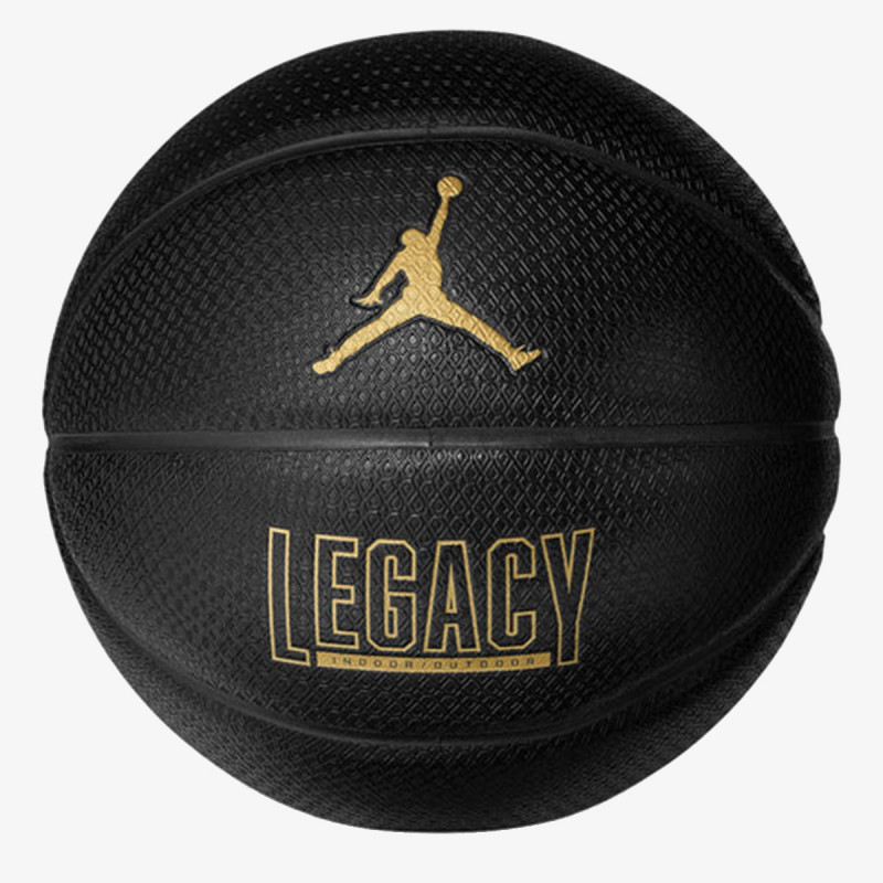 JR NIKE BALL JORDAN LEGACY 2.0 8P DEFLATED BLACK/BLAC 