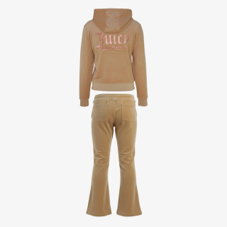 JUICY COUTURE Komplet za djecu ZIP THRU HOODIE AND BOOTCUT JOG SET 