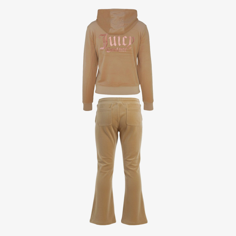 JUICY COUTURE Komplet za djecu ZIP THRU HOODIE AND BOOTCUT JOG SET 