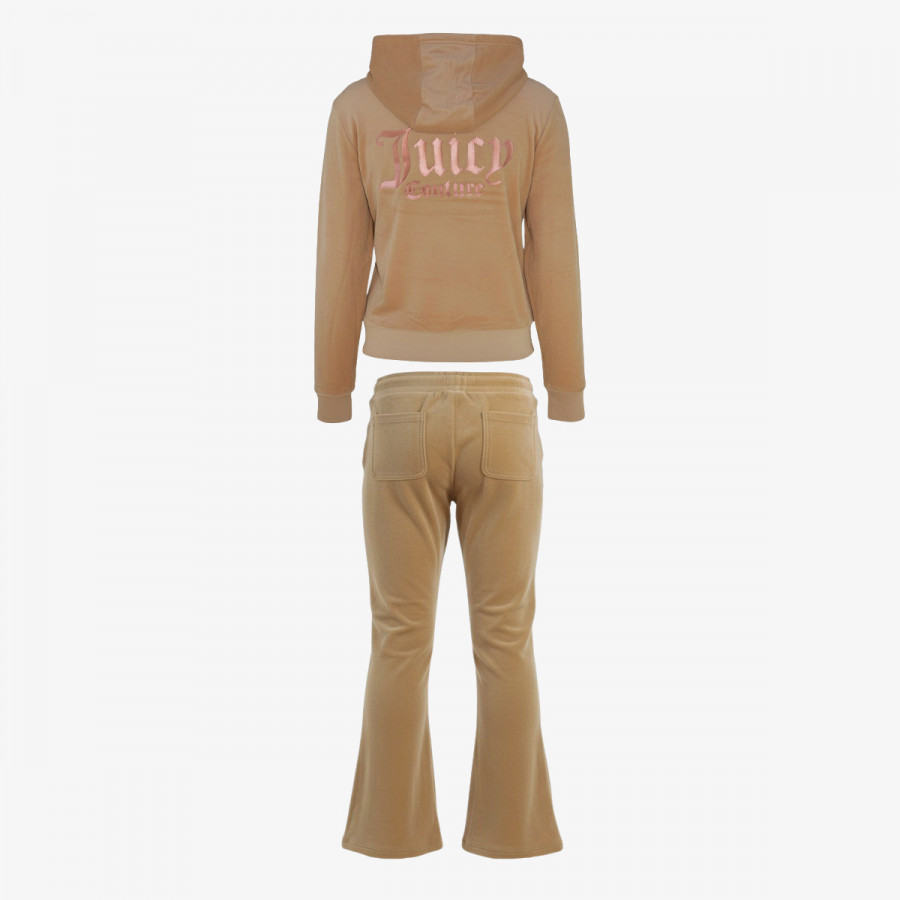 JUICY COUTURE Komplet za djecu ZIP THRU HOODIE AND BOOTCUT JOG SET 