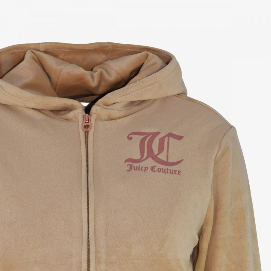 JUICY COUTURE Komplet za djecu ZIP THRU HOODIE AND BOOTCUT JOG SET 