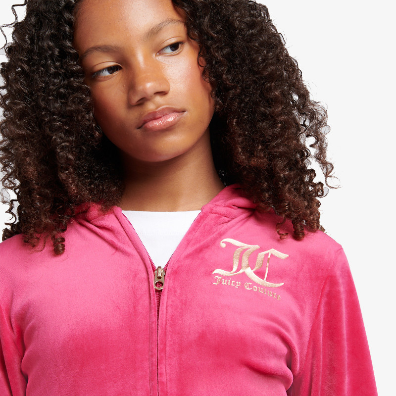 JUICY COUTURE Komplet za djecu ZIP THRU HOODIE AND BOOTCUT JOG SET 
