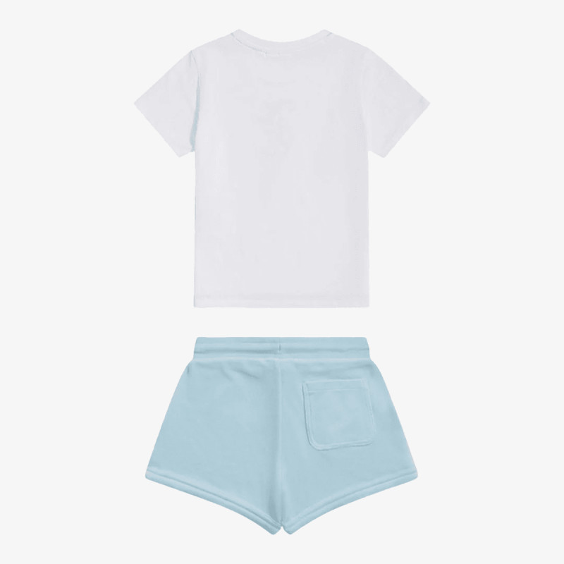 JUICY COUTURE Komplet za djecu JC Logo Tee & Velour Short Set 