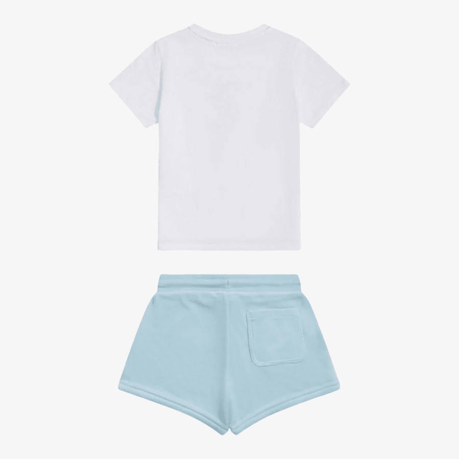 JUICY COUTURE Komplet za djecu JC Logo Tee & Velour Short Set 