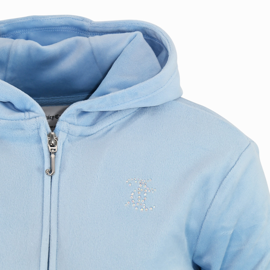 JUICY COUTURE Komplet za djecu DIAMANTE VELOUR ZIP THROUGH & BOOTCUT JO 