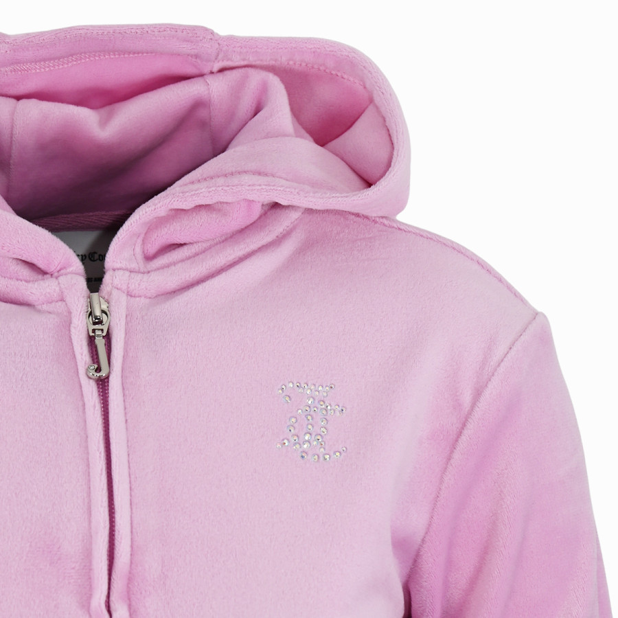 JUICY COUTURE Komplet za djecu DIAMANTE VELOUR ZIP THROUGH & BOOTCUT JO 