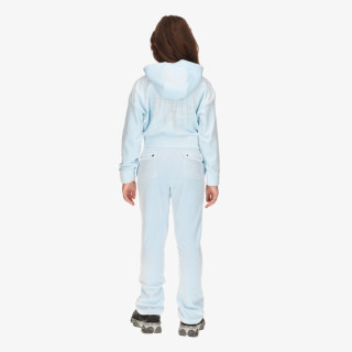 JUICY COUTURE Komplet za djecu Cropped Velour Diamante Zip Thru & Bootc 