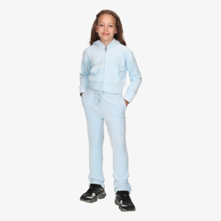 JUICY COUTURE Komplet za djecu Cropped Velour Diamante Zip Thru & Bootc 