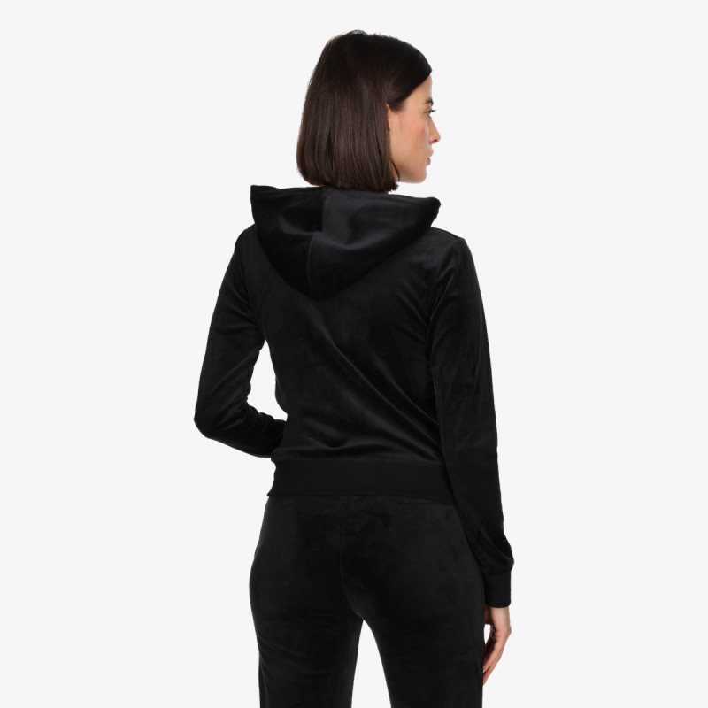 JUICY COUTURE Majica s kapuljačom na patent ROBERTSON 
