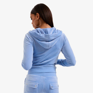 JUICY COUTURE Majica s kapuljačom na patent ROBERTSON CLASS 